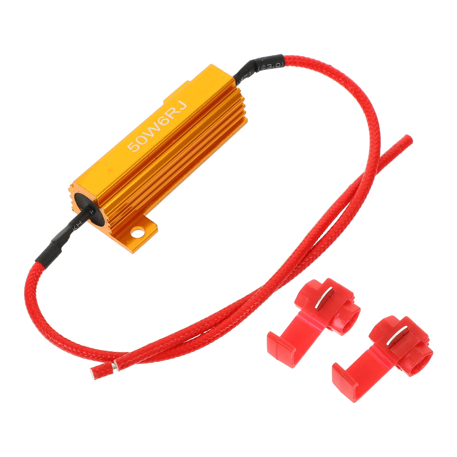 

High Power Resistor 50w 6-ohm Load Resistors Car LED Turn Signal Automotive Light Bulb Shell Heat Dissipation