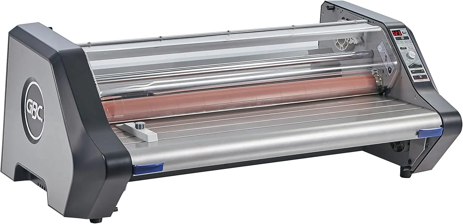 

Thermal Roll Laminator, 27" Maximum Width, 10 Minute Warm-Up, School Lamination, Gray (1710740) GBC Ultima 65