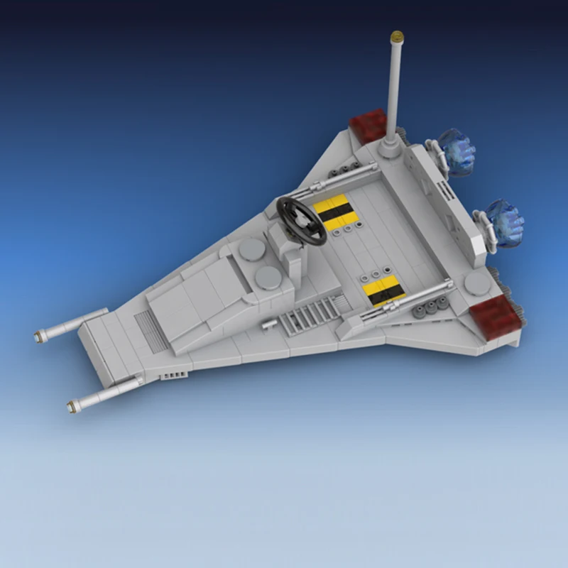 宇宙ベビースクーターモデル MOC 組み立てブロック 戦争装備 モジュール式テクノロジーギフト ホリデー組み立て 子供のおもちゃセット