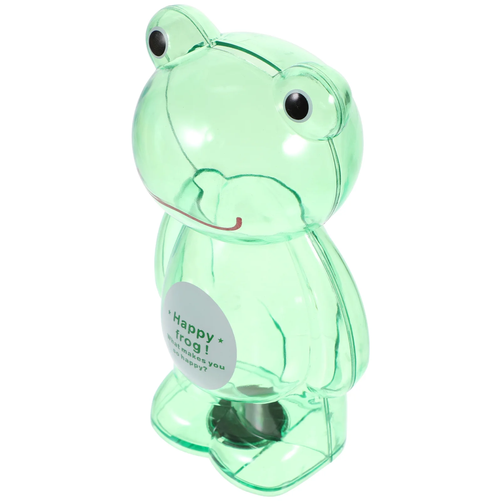 Frosch-Münzsparbox, transparenter kreativer Behälter für Kinder, multifunktionale Desktop-Münzaufbewahrung, Spardose
