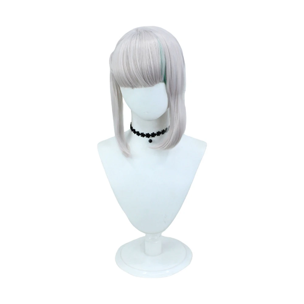 

Игра Genshin Impact Lynette Косплей Костюм для взрослых Парики унисекс Синтетический длинный прямой парик Реквизит на Хэллоуин Рождественский подарок