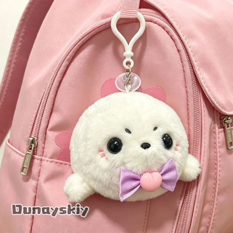 10CM Wuthering Waves Aemeath Headwear Seal Plush Doll KAWAII Stuffed Pendant Decoration Keychain Gift Roleplay Props Halloween view 4