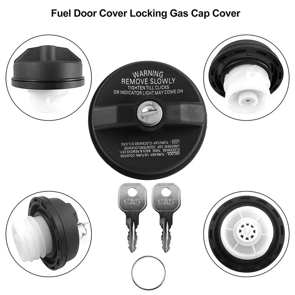 Car Fuel Tank Cap Car Fuel Tank Locking Gas Cover Lock Fuel Cap 10504 for Toyota Lexus Honda CR-V Nissan Chevrolet