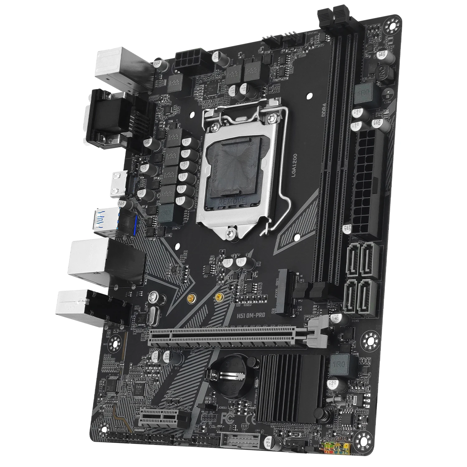 Imagem -04 - Motherboard Cpu Lga 1200 Suporta Core i5 10400f Processador 10 11 Geração Memória Ram Ddr4 Desktop Nvme M.2 Machinist-h510