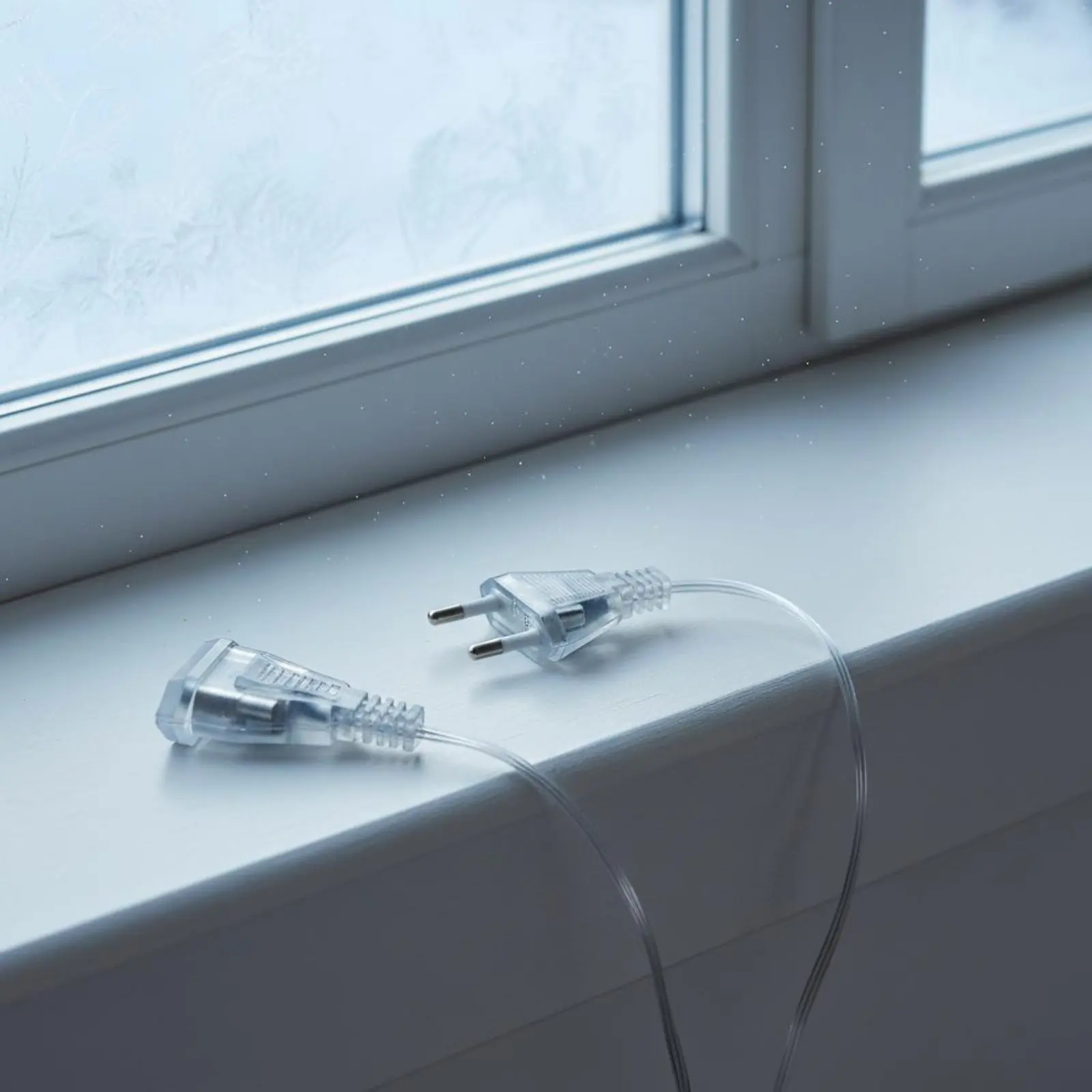 

Lighting Lamp Extension Wire Extendable Transparent Extension Cord 2-Prong Power Cord Flexible Christmas Lamp Extender Wire