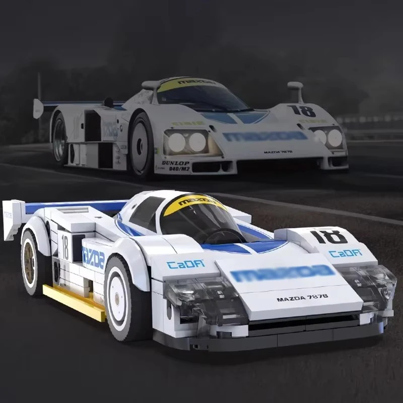 242 個 Cada 1:24 レーシング車両モデル MOC 55029 ビルディングキットコンストラクター大人のためのおもちゃ子供のためのスーパーカーハロウィンギフト