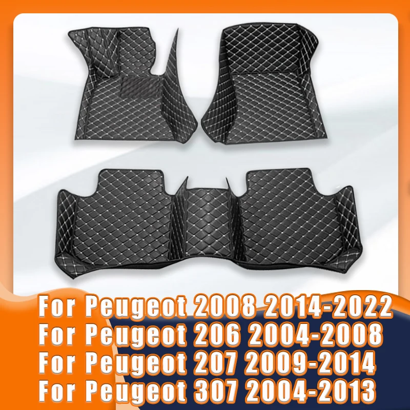 

Car Floor Mats For Peugeot 2008 2022 2021 2020 2019 2018 2017 2016 2015 2014 For Peugeot 206 2008 2007 2006 2005 2004 207 307