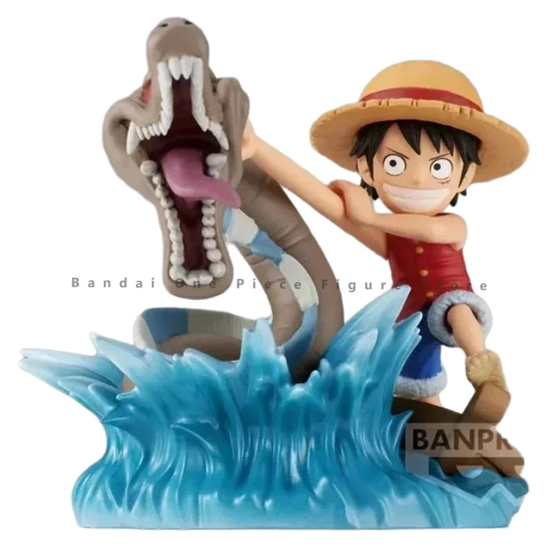 Bandai Banpresto โมเดลลิงหนึ่งชิ้น, ตุ๊กตาลูฟี่แอ็กชันของเล่นสะสมของขวัญงานอดิเรกอะนิเมะ