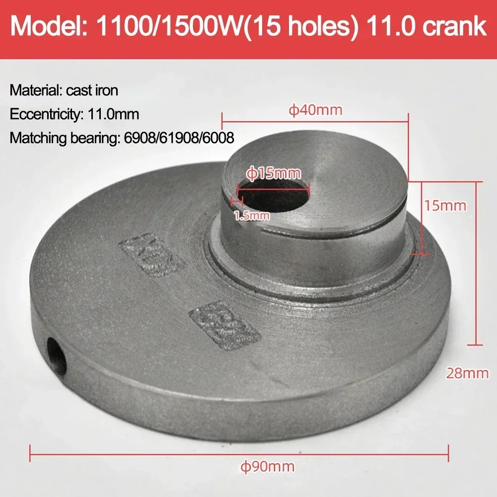 1pc Oil Free Air Compressor Crankshaft Crank Fittings For Air Pump 550/750/1100/1500W Power Tools Replacement Parts