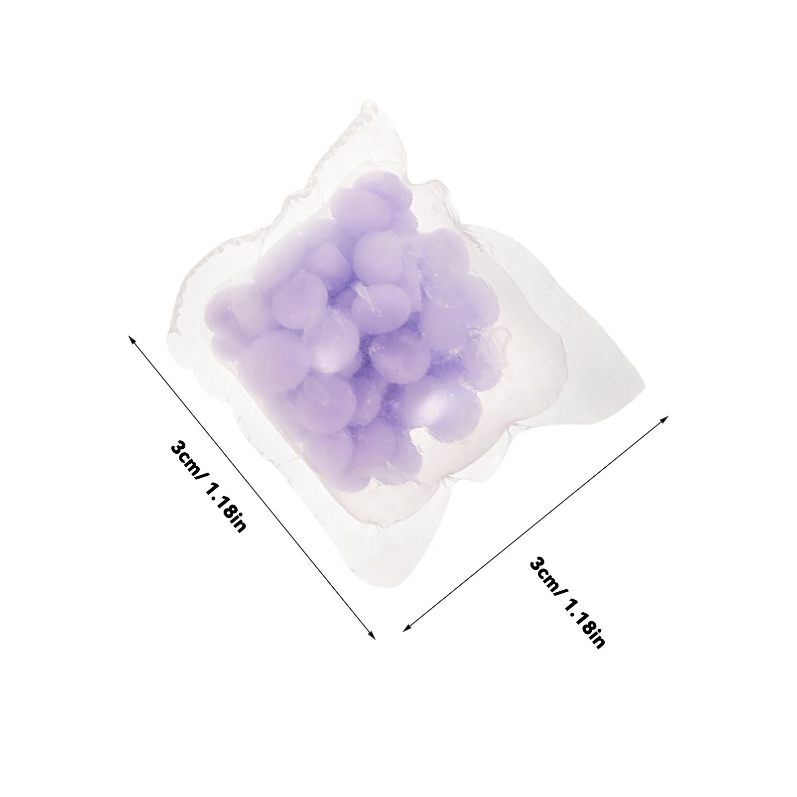 100 Bags Laundry Scent Beads Fabric Softener Aroma Beads Multicolor Quick Dissolving Residue Free for Washing Machine Hand view 2