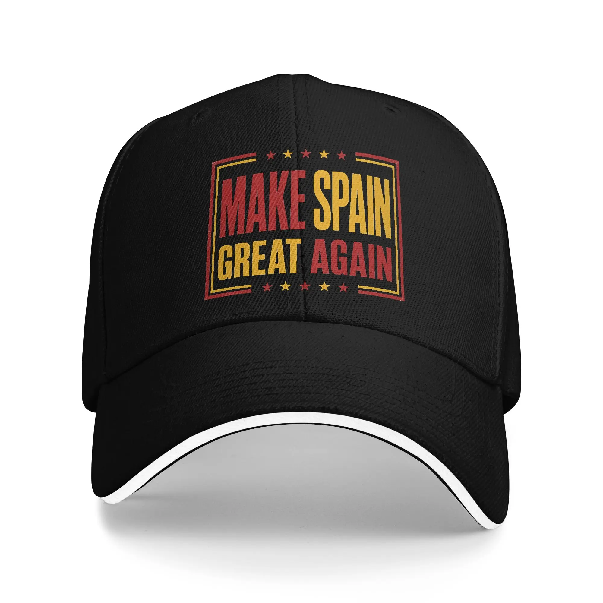 Make Spain Great Again  Baseball Caps Casual  Sandwich Hat Unisex Style Adjustable Sun Cap Fishing