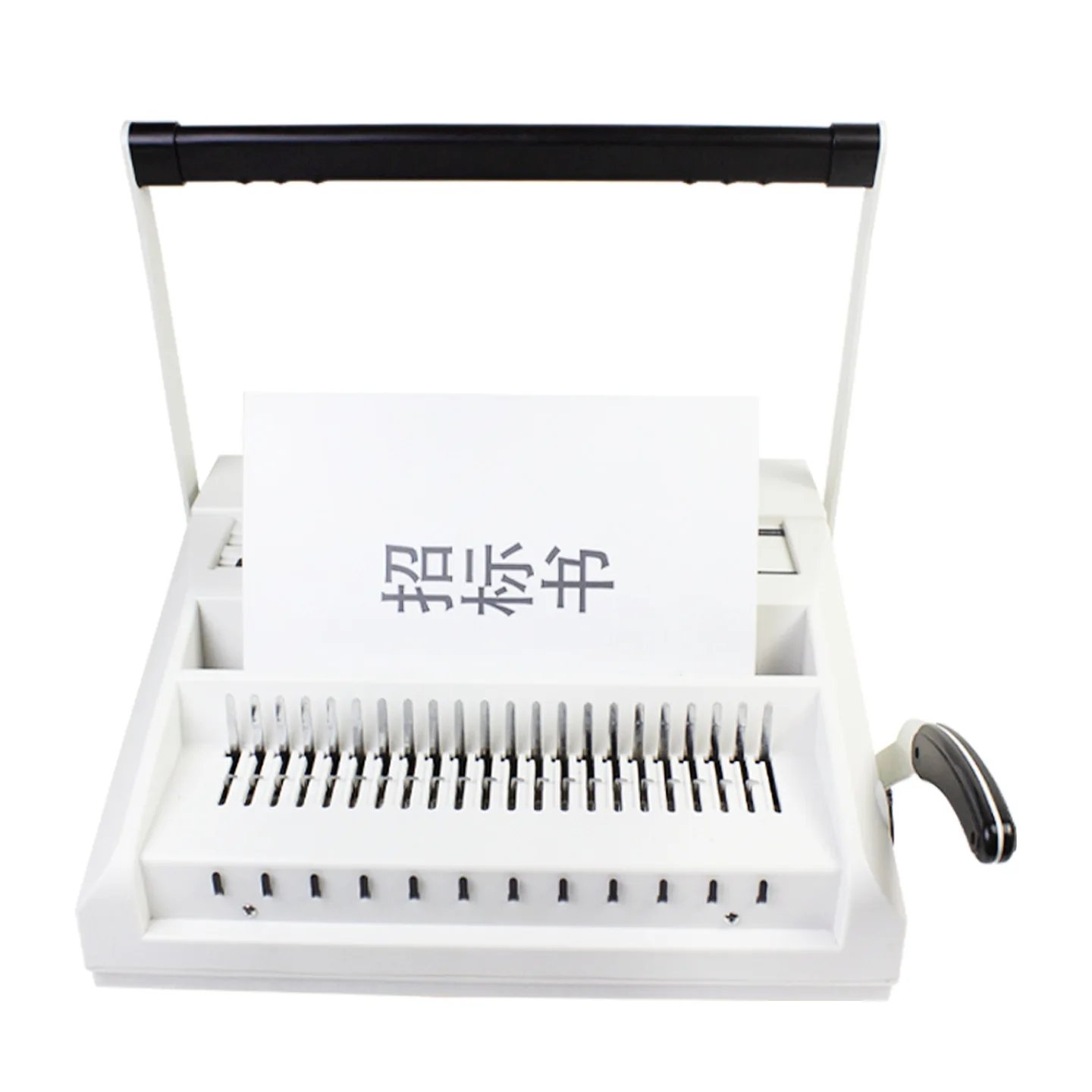 Multifunctional Comb Binding Machine Compatible with Plastic Combs and Wire-O Spines Office Document Punching and Binding
