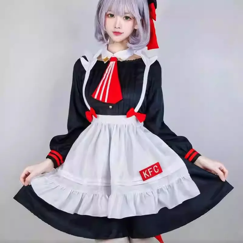 

Genshin Impact Noelle KFC Collaboration Maid Dress Sexy Dress Large Size Cosplay Costume