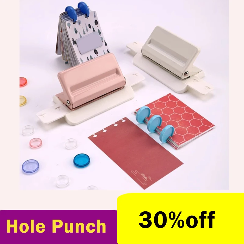 أداة صياغة يدوية مكونة من 4 فتحات لآلة التثقيب اليدوية واللوازم المكتبية المدرسية لسجل القصاصات