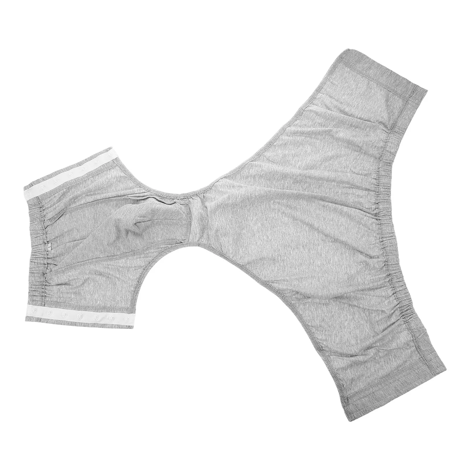 Men's Briefs Easy Open Hidden Snap Design Fracture Underwear Rehabilitation Adaptive Incontinence Nursing Underwear Comfortable