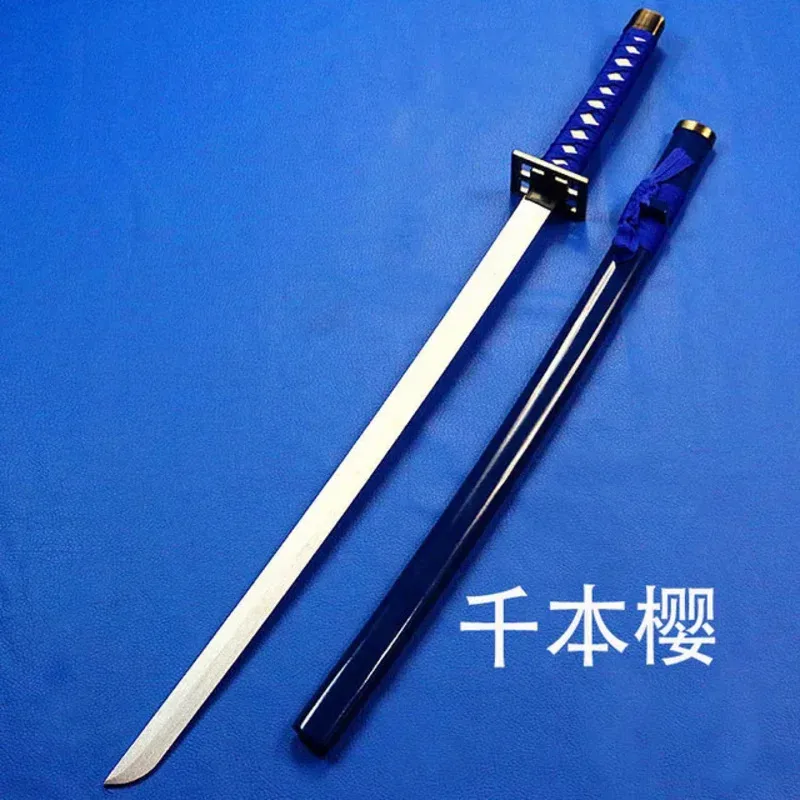 104cm Cosplay Anime Bleach weapon Rukia Kurosaki IchigoKu wooden Sword Japan samurai sword Costume Fancy Dress party stage show