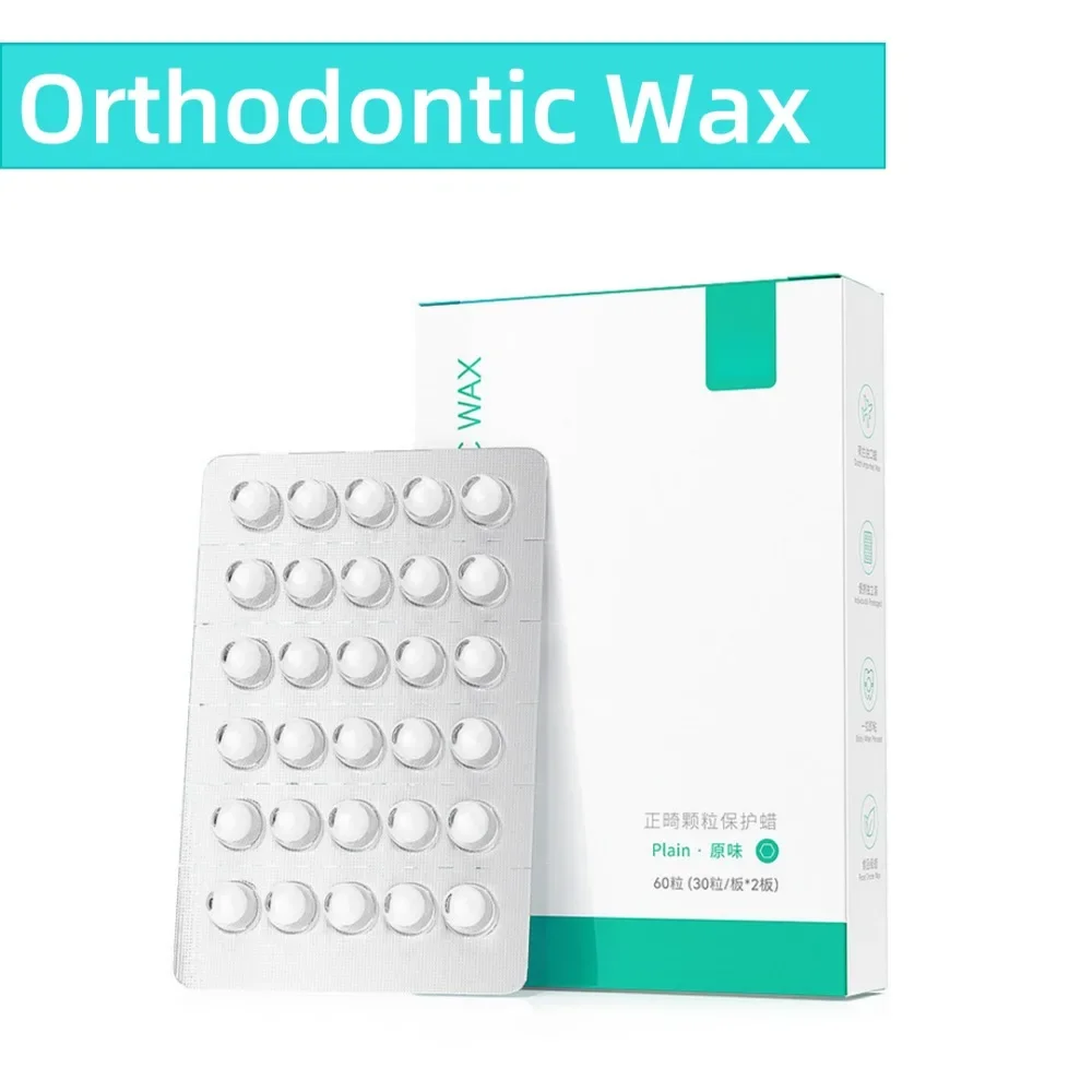 

10x60pcs/pack Dental Orthodontic Wax for Braces Orthodontic Anti-grinding Food Grade Denture Wax Individually Packaged Superior