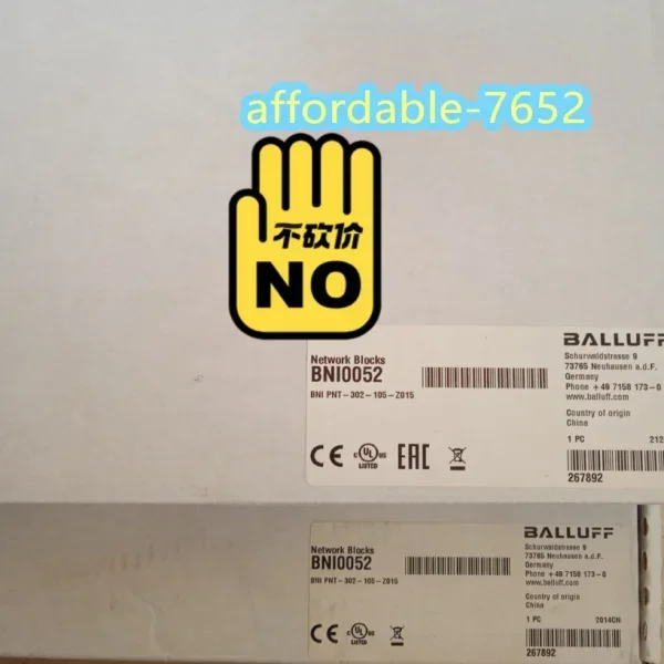 

2026 Bni0052 Bni Pnt-302-105-z015 Network Module Fast Brand New Original Spot Plc
