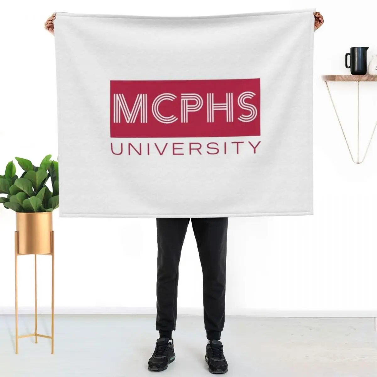

MCPHS University Classic Throw Blanket Stylish Warm Blanket for Living Room Bedroom