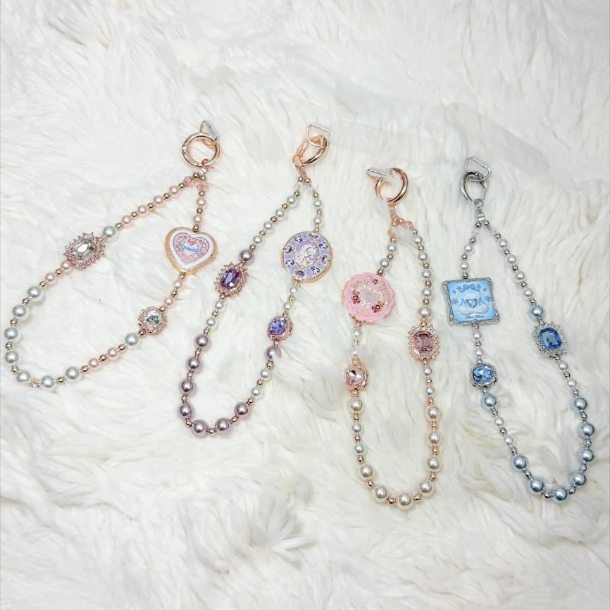 Flower Knows 10th Anniversary Phone Charm Snowflake Keychain Bracelet,Knight Unicorn Accessory for Bags,Keys & Phones