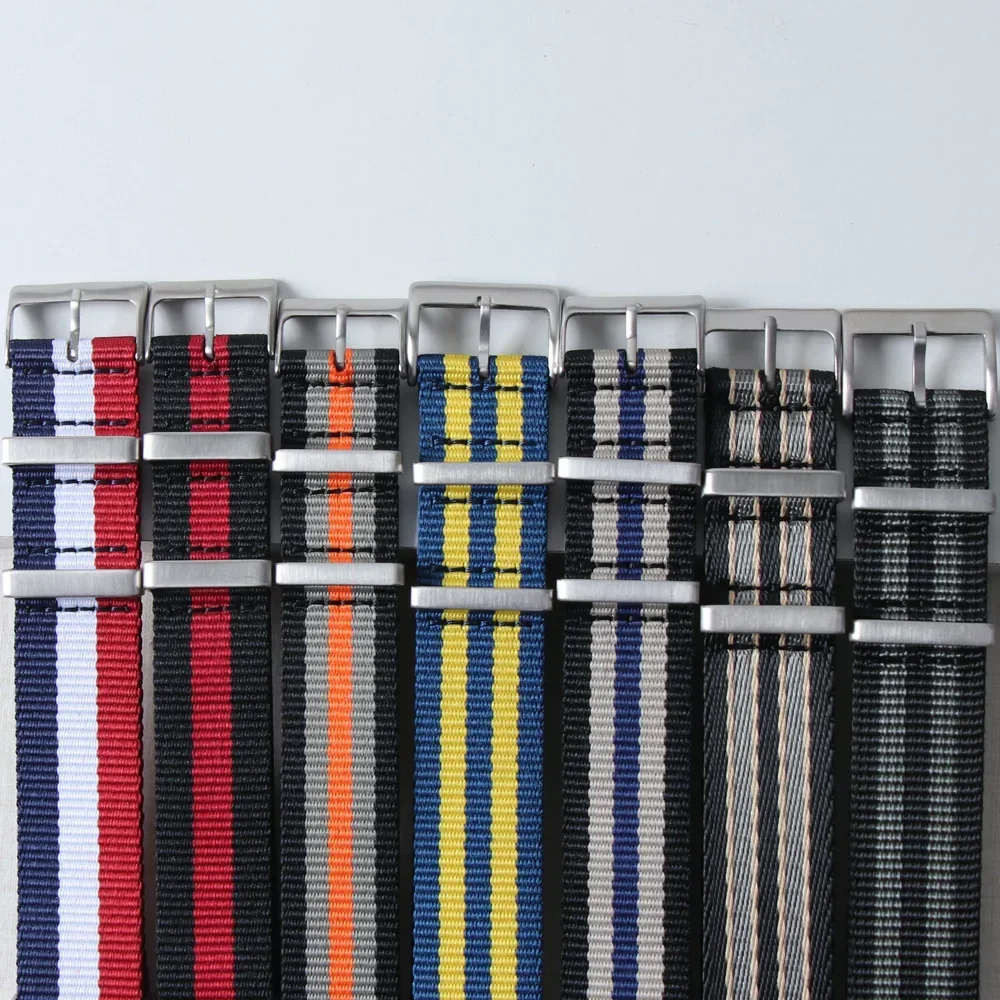 النايلون النسيج حزام (استيك) ساعة ل الناتو تيودور أوميغا NH35 ساعة خمر حزام 20 مللي متر 22 مللي متر عالية الجودة سوار ساعة اكسسوارات