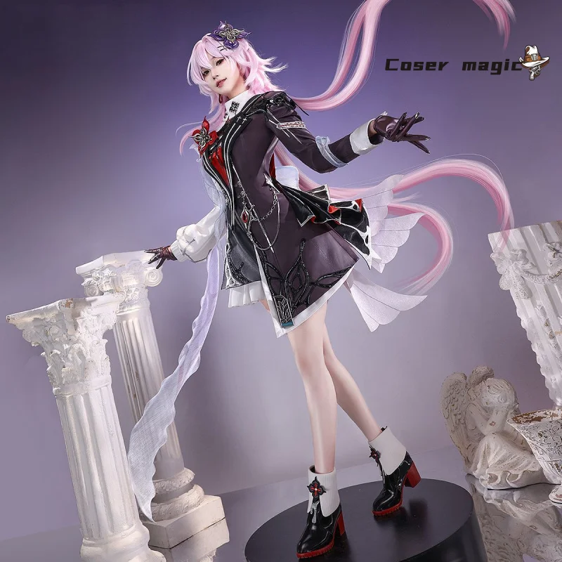 

Game Honkai：Star Rail March 7th Cosplay Costume Uniform Halloween Carnival Party Christmas Play Role Clothes Clothing