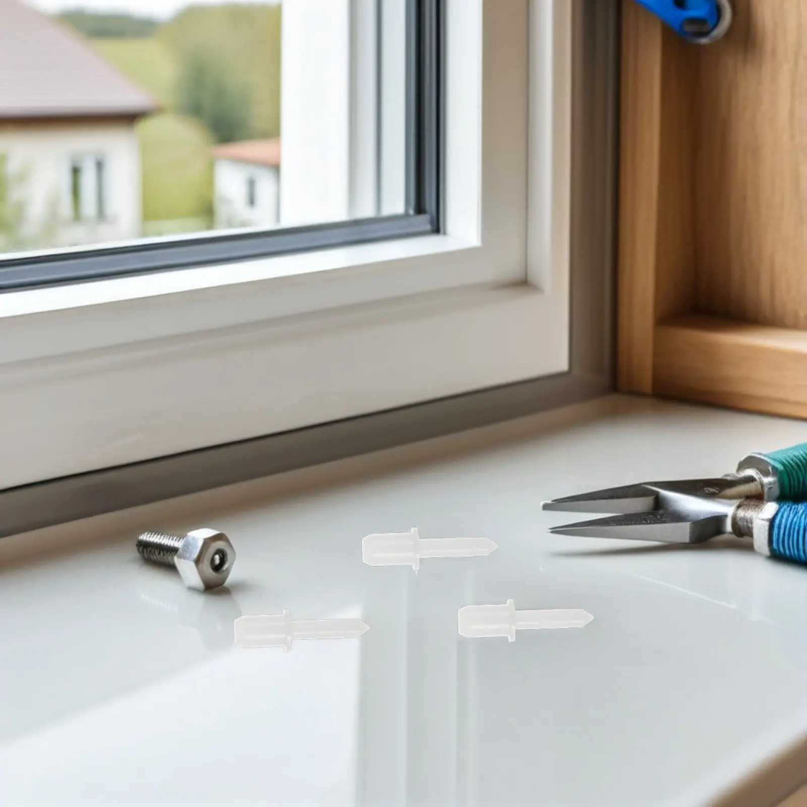 

70 шт. Запасные крепежные штифты для ремонта жалюзи, аксессуары для оконных штор, фиксаторы для плантационных жалюзи, скобы для ремонта ламелей наклонных стержней