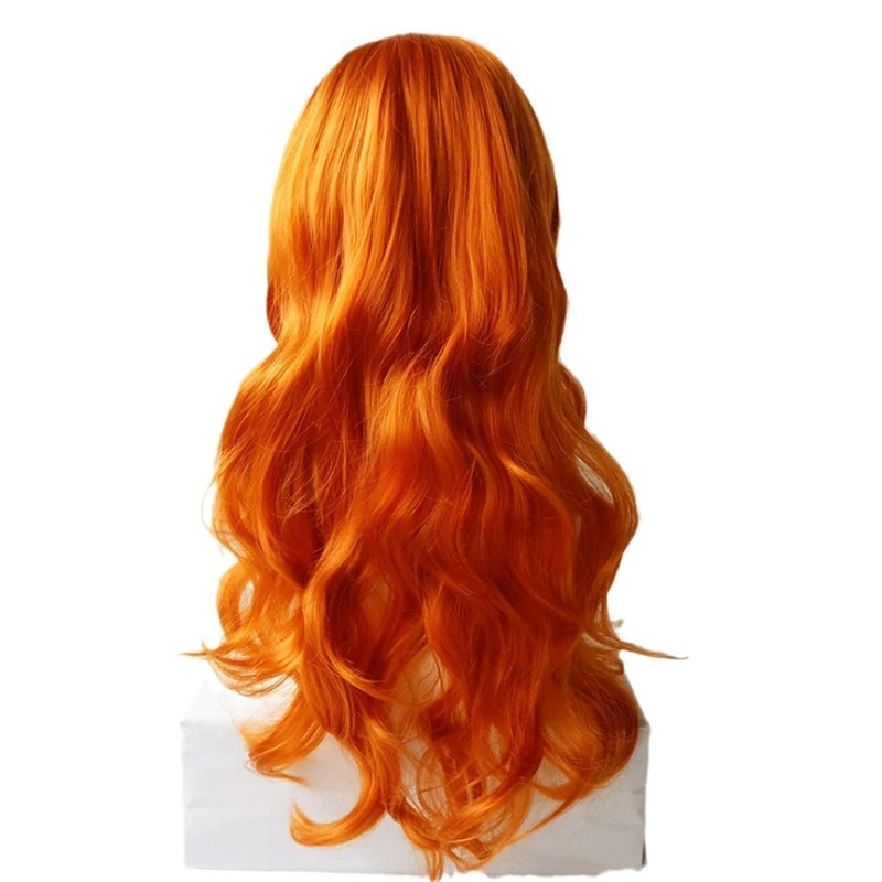 Bühnenauftritt Frau Kopfbedeckung Langes lockiges Haar Partykleidung Match Perücke Air Bangs Langes Haar Ball Dress Up Big Wave Kopfbedeckung