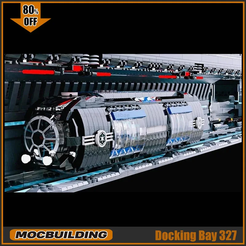 23307 pçs docking bay 327 modelo moc blocos de construção ucs espaço coleção brinquedos diy montar tijolos exibição arquitetura presentes natal