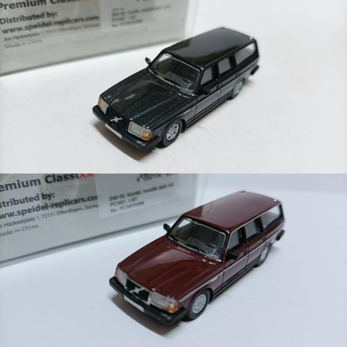 Premium ClassiXXs 1:87 240GL Wagon Vintage Car Simulation Limited Edition Plastic Metal Static Car Model Toy Gift