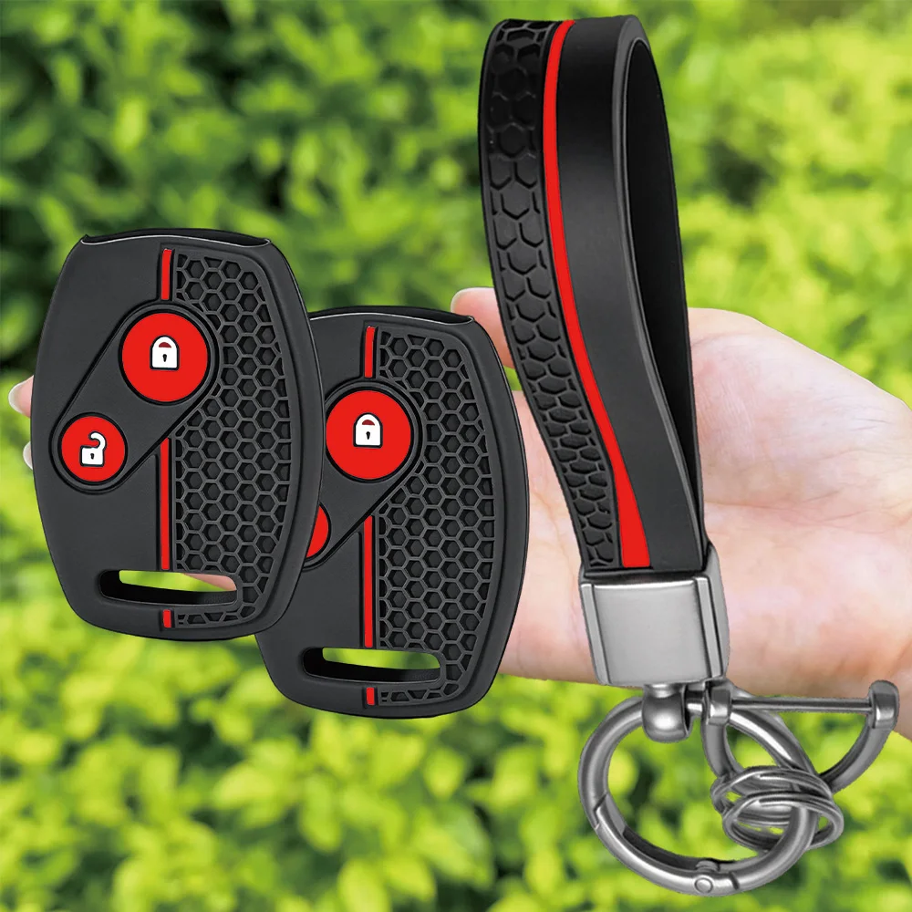 For Honda Accord Civic CR-V Fit HR-V Odyssey Pilot Ridgeline Insight Crosstour CR-Z Soft Key Fob Protector