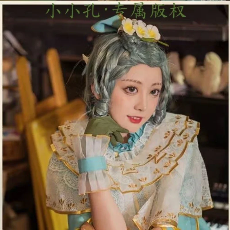 

Emily Dyer Cosplay Costume Identity V Doctor Wig Lydia Jones Shoes Suit New Skin Outfit Lolita Dress Uniform Halloween Women