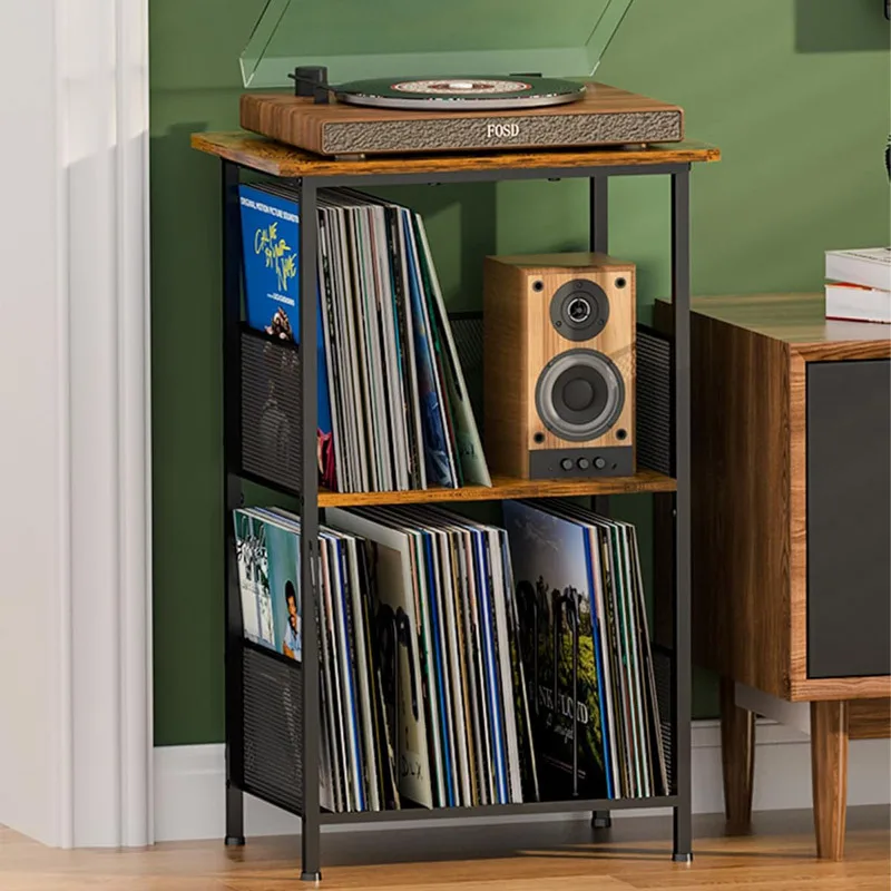 LP storage box, album display rack, record cabinet, floor mounted vinyl record storage rack