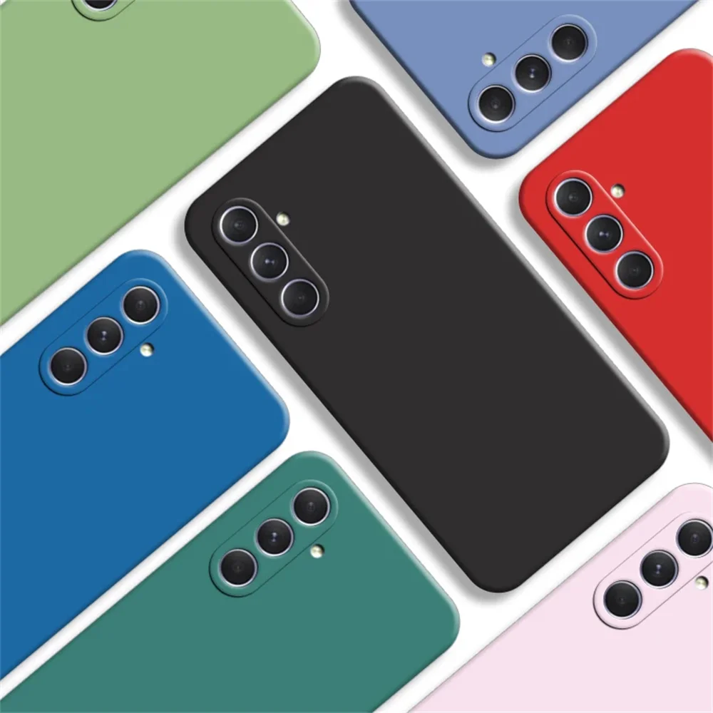 Original Flüssigsilikon Stoßfeste Hülle für Samsung S26 Ultra S25 S24 Plus FE Global Vollschutz Weiche Silikonhülle