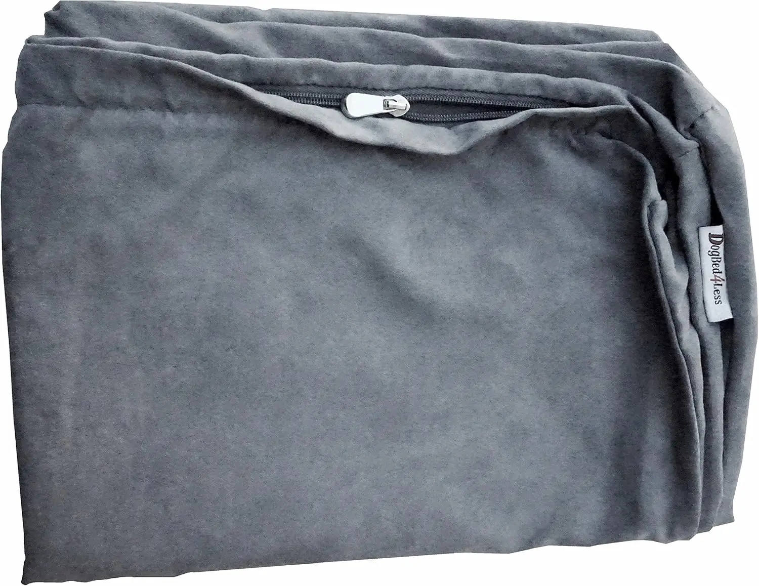 

55X37X4 Hes Xxl Size : Su Fabric External Replacement Cover In Gray Color With Zipper Liner For Dog Pet Bed Pillow Or Pad -