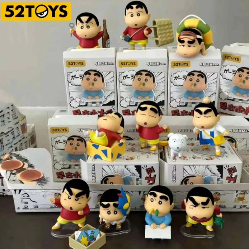 

Горячий оригинальный 52 игрушки карандаш Шин-Чан ранний древний маленький картофель серии слепая коробка Kawaii экшн-фигурка украшение подарок на день рождения