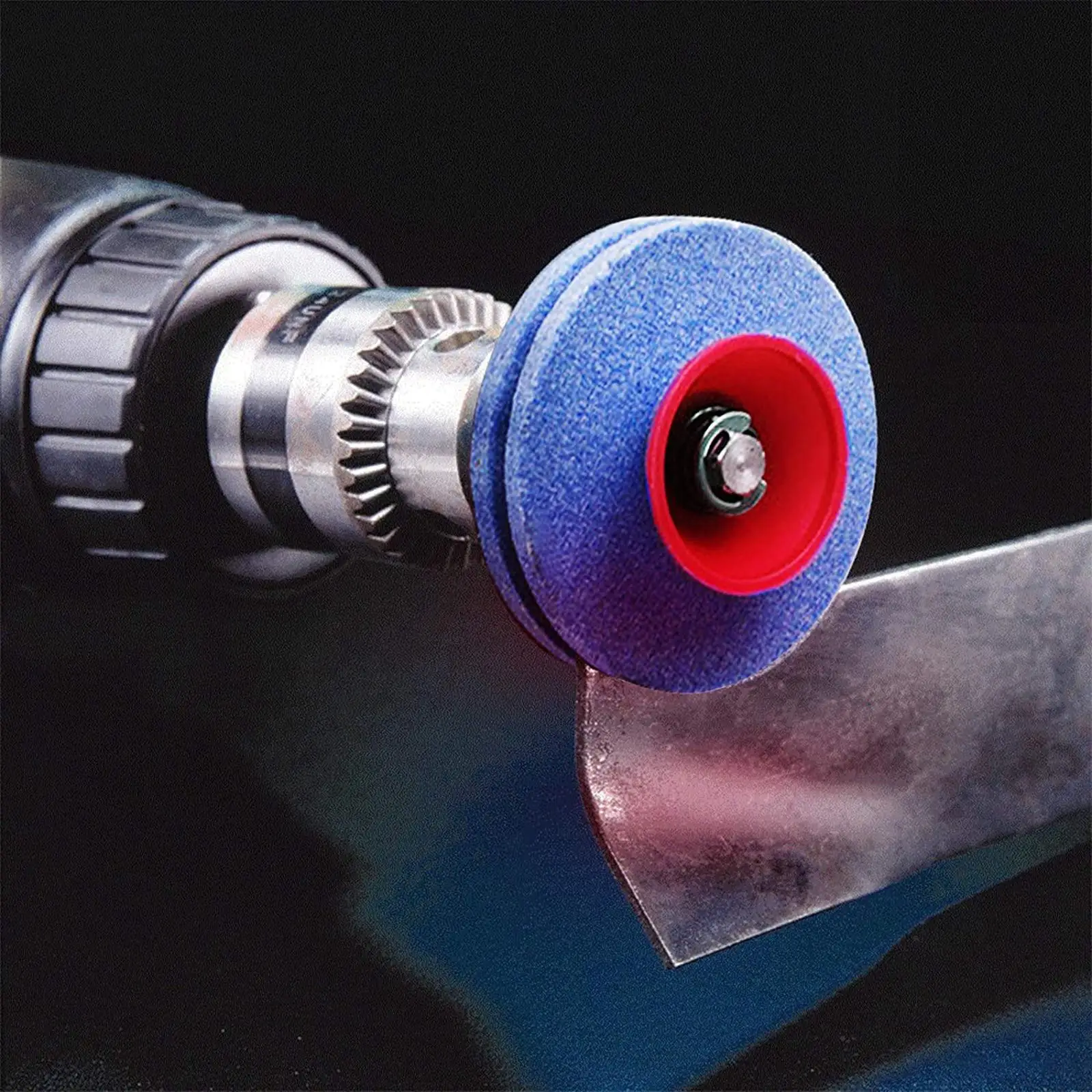 Wear-resistant Lawn Mower Sharpener 4 Layer Corundum Grinding Tool