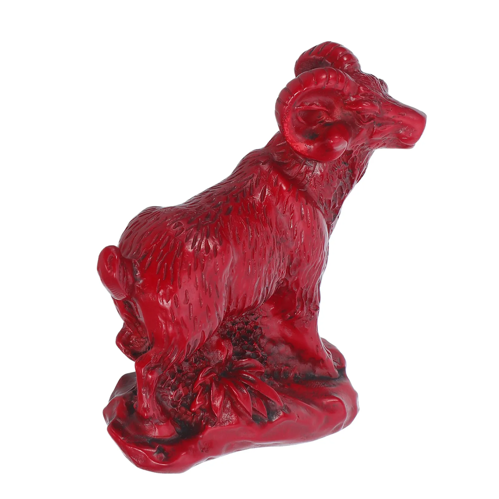 Resin Sheep Sculpture Chinese Zodiac 2027 Year of The Goat Statue Feng Shui Goat Decor for New Year Celebration Housewarming view 2