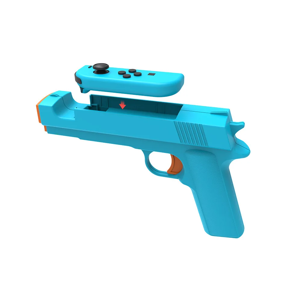 Shooting Game Gun Controller Compatible with Switch/Switch OLED Joy-Con Hand Grip Enhance Game Experience for Shooting Game