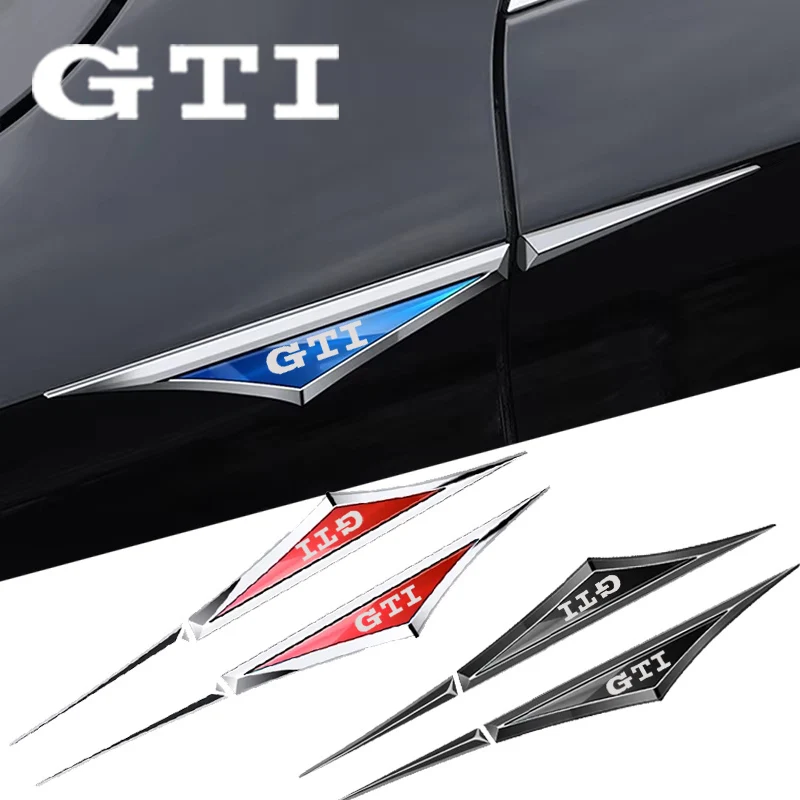 

Новинка 2026 года: 2 шт. Новые наклейки-эмблемы из АБС-пластика для крыльев Volkswagen VW GTI, для VW Golf 3 4 5 6 7 MK4 MK5 MK6 Polo
