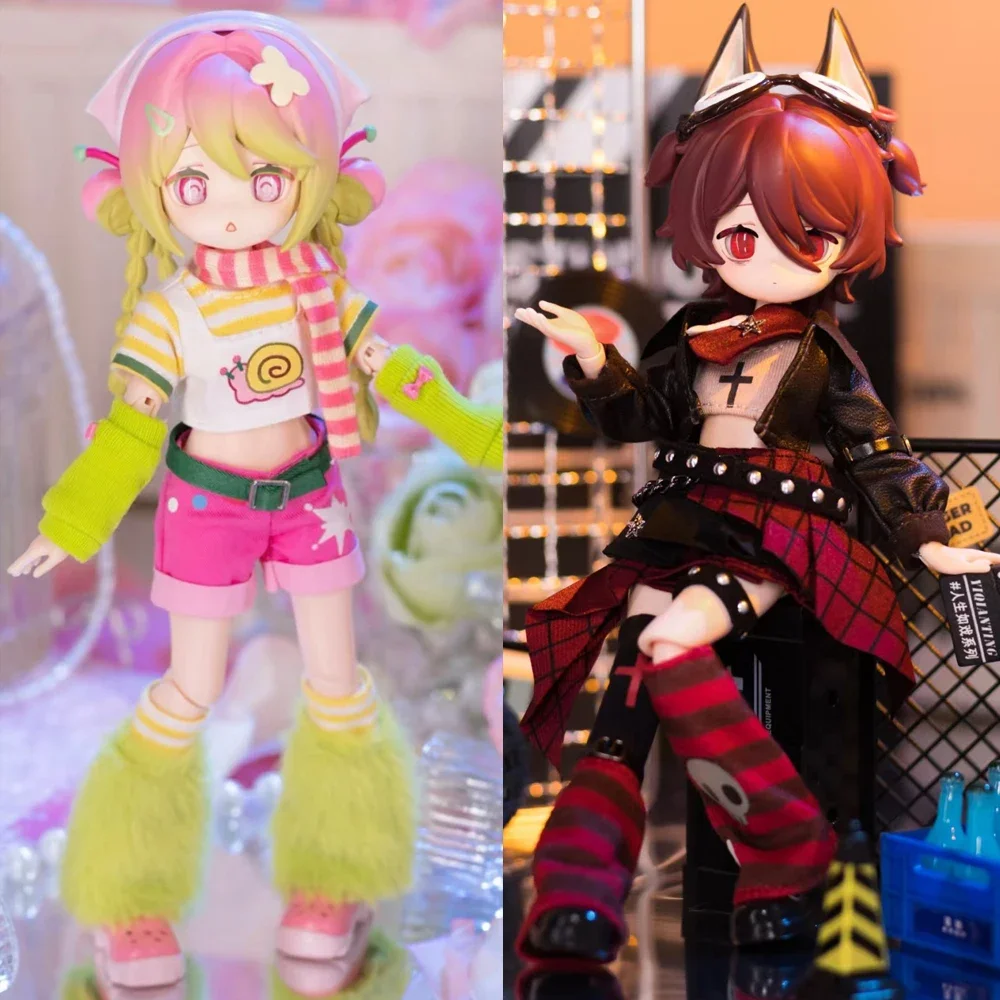 自由請求電子かわいいペット 1/12 BJD ブラインドボックス可動関節フィギュア人形トレンディなおもちゃの装飾品サプライズギフトミステリーボックス