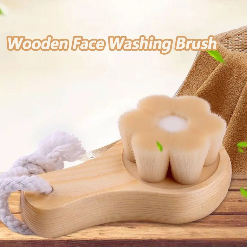 Cleansing Body Exfoliating Bathing Accessories Shower Wash Face Brush Massage Scrubber Facial Cleansing Brush Skin Care Tool