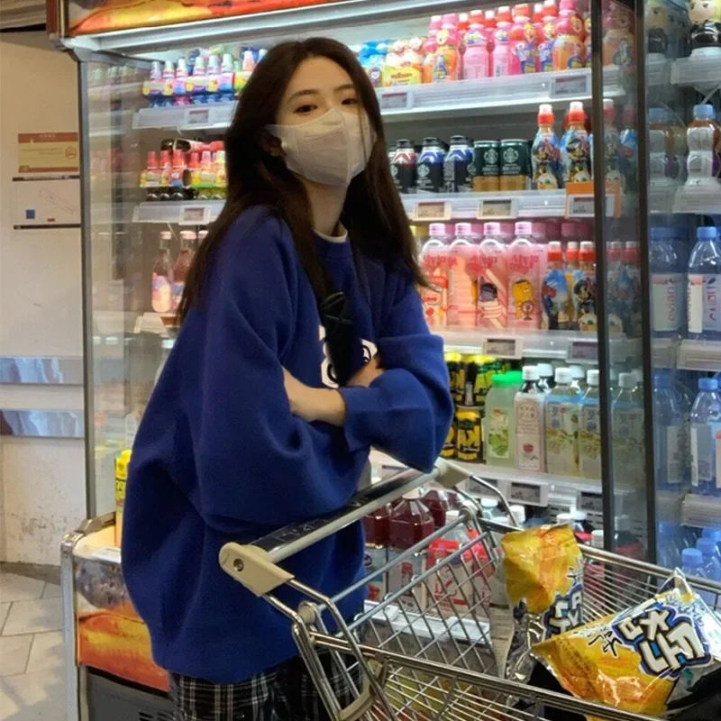 Women'S Sweatshirts Zip-Up Cotton Tops Poleron Clothes Winter Women'S Oversize 2000S For Japanese With Zipper Y2K Woman Retro