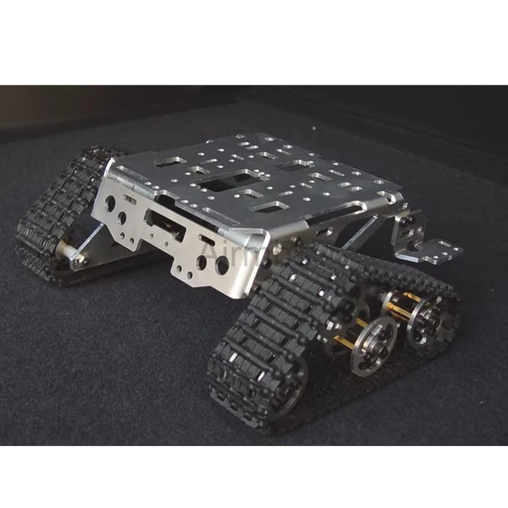 2WD Tank Chassis with DC Motor, Tracked Chassis, Intelligent Small Car, Tracked Vehicle, Tile Power Chassis, Robot Chassis