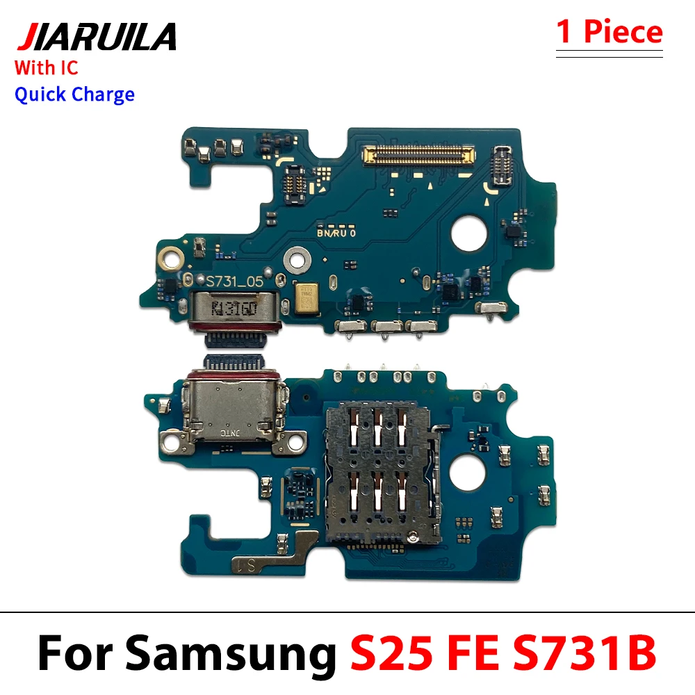 USB Charge Port Dock Connector Charging Board Flex Cable For Samsung S20 S21 S22 S23 S24 S25 S26 Plus Ultra Fe Edge 4G 5G image 3