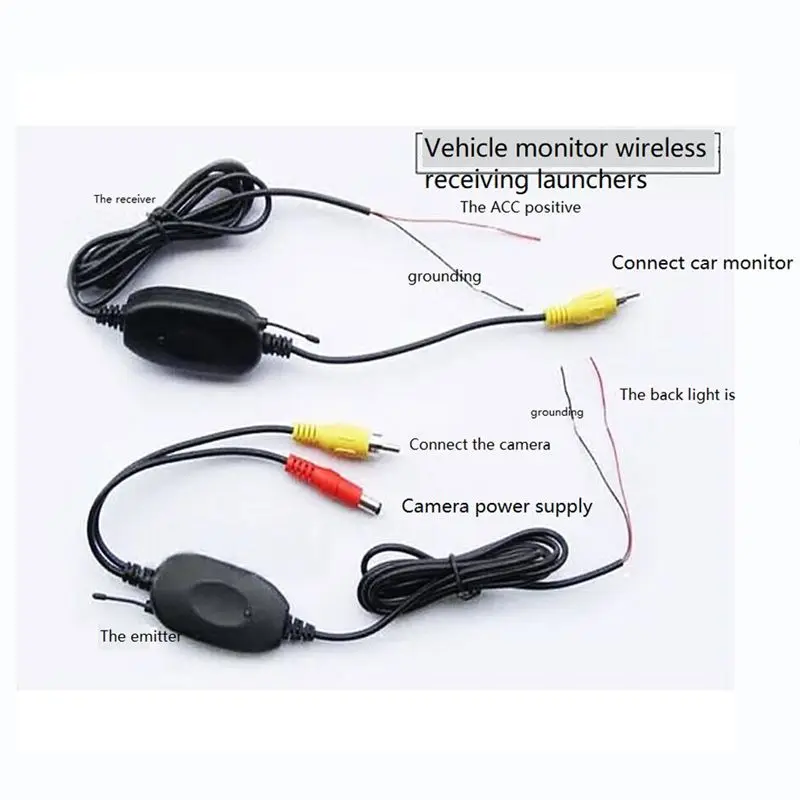 A13E-2.4G Wireless Module Adapter Wireless Transmitter For Car Monitor Back Up Reverse Rear Views Camera Plastic