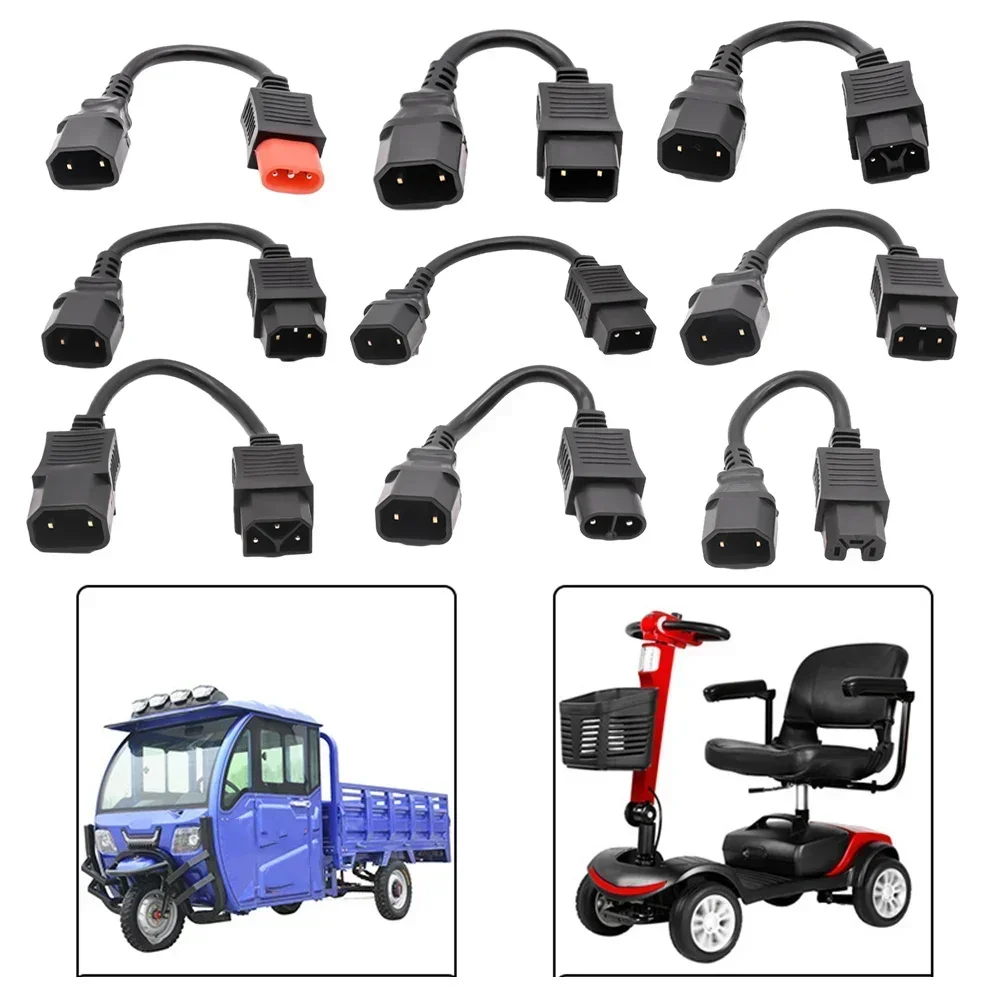 New Electric Vehicle Charging Cable Aviation Conversion Cord Adapter E-Bicycle Lithium Battery Charging Connector Adapter Parts