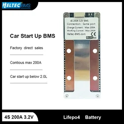 Heltec New 12V BMS 3S 4S 200A  Lipo/Lifepo4 Battery Protection Board 2000W 12V  Energy storage/Car Start Up BMS