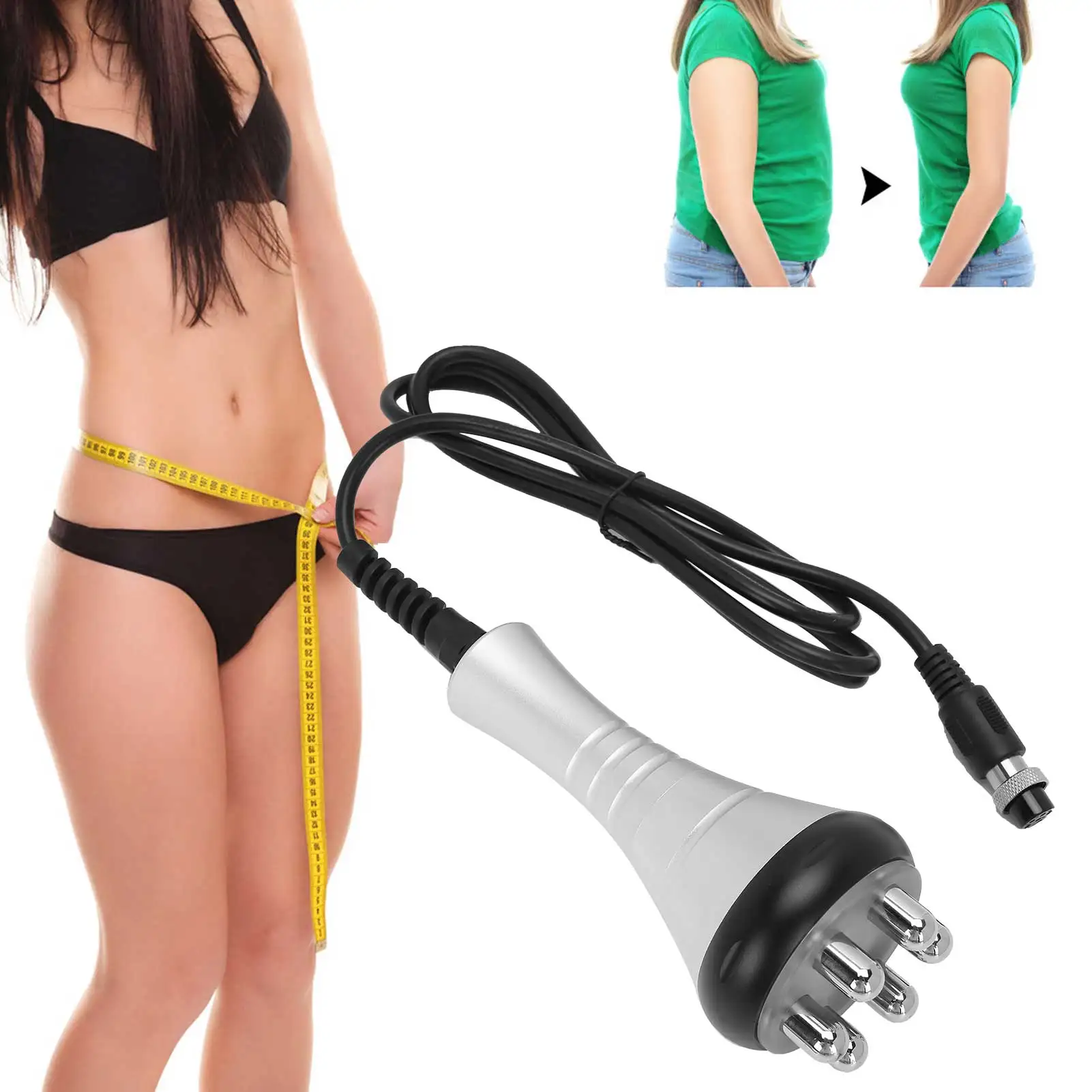 

6 Pole RF Probe Head Operating Handle Accessory For Fat Burning Body Slimming Machine With Fat Burning Beauty Instrument Durable