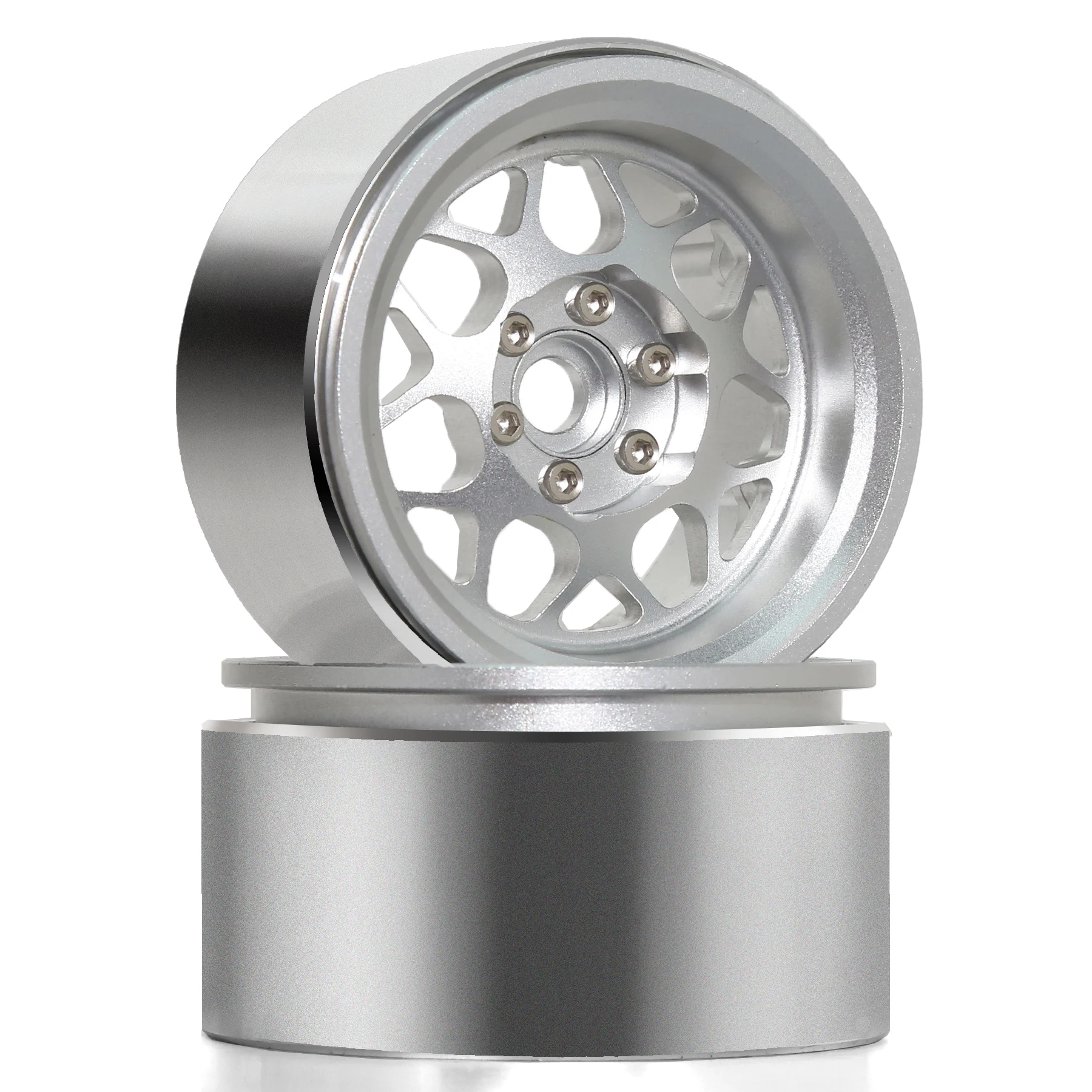 

2.2in Metal Beadlock Wheel Rims Wheels Hub 12mm Hex for 1/10 RC Crawler Car Axial SCX10 RR10 Wraith 90048 Traxxas TRX4 TRX-6